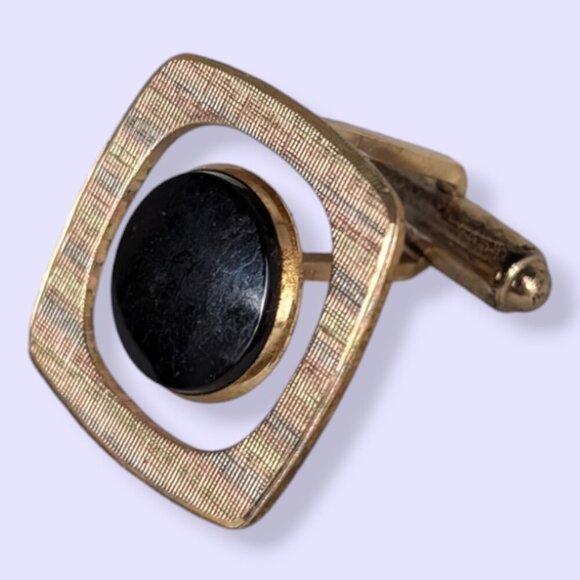 Vintage Destino Single 12K GF Cufflink - Picture 2 of 5